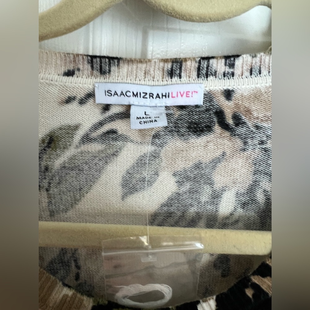 Isaac Mizrahi sweater worn once size large - Picture 6 of 12